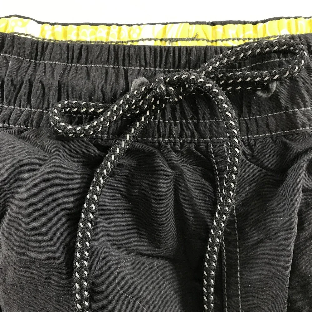 Tommy Bahama Swim Shorts Mens Big 2X Black Nylon Mesh Lined Drawstring Logo